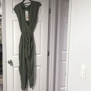 Olive green jumpsuit